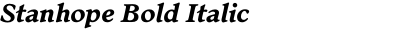 Stanhope Bold Italic